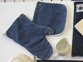 Oven glove and pot-holder